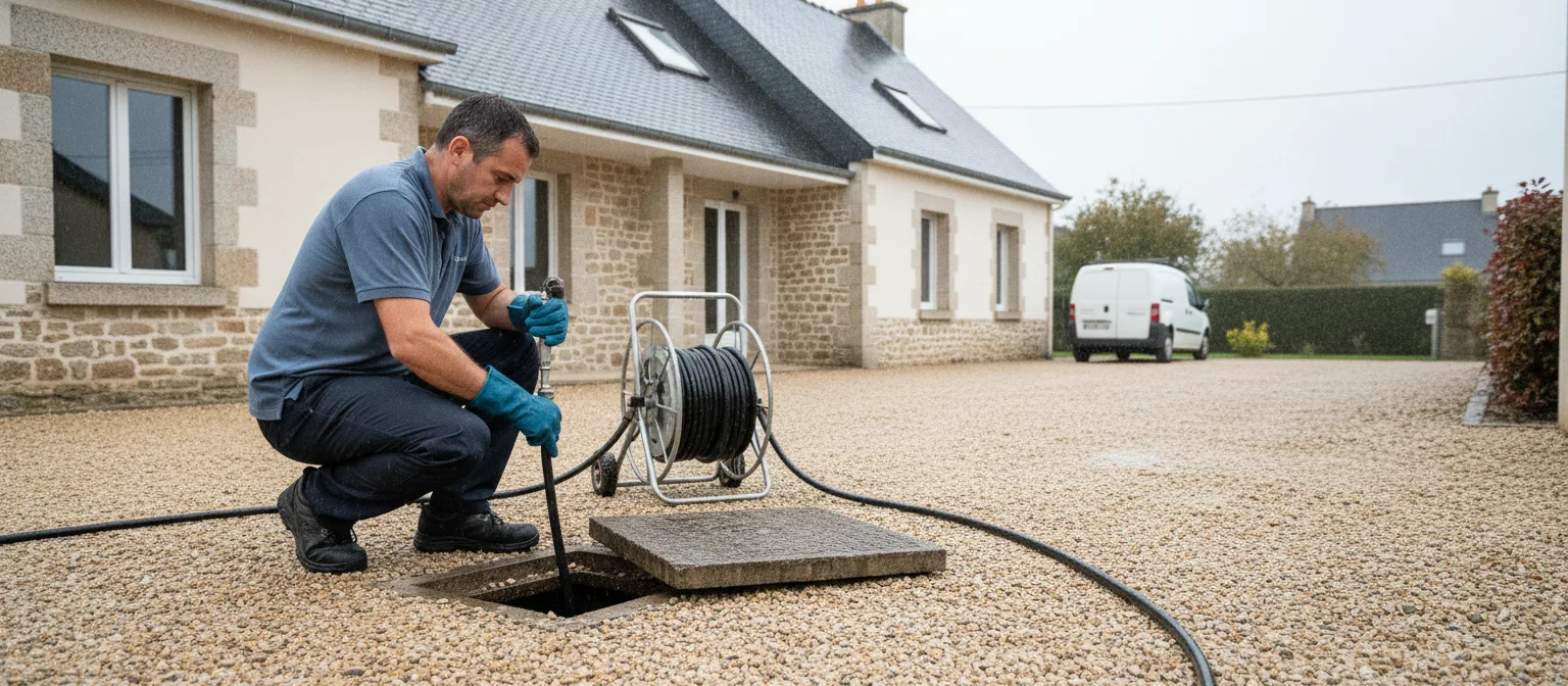Débouchage canalisation Nozay – méthode / geste technique